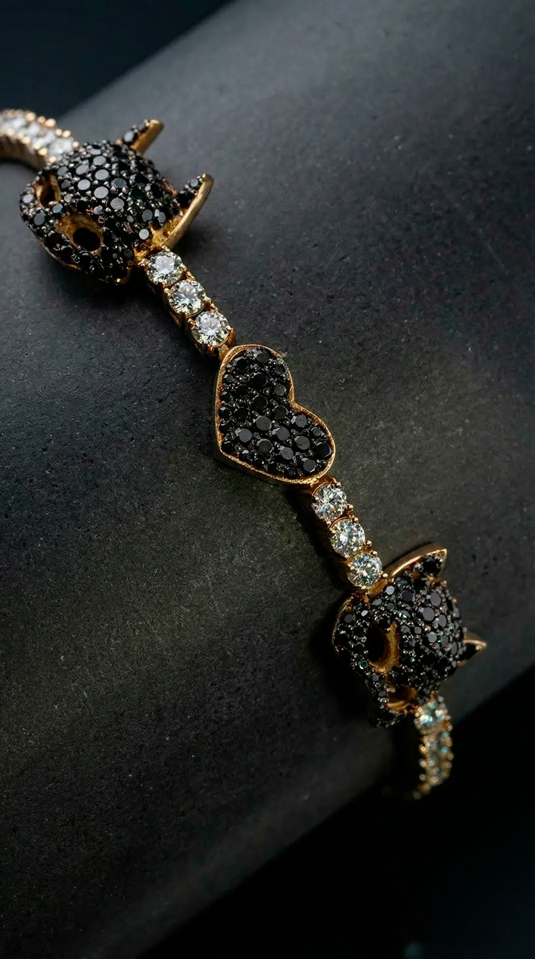 Pulseira Batman e Mulher-Gato